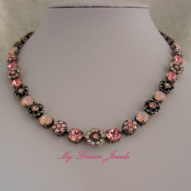 Luxe Swarovski Collier Fleur