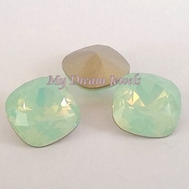 Swarovski 4470 Square Chrysolite Opal 10x10mm