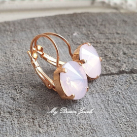 Oorbellen Rivoli Crystal Light Rose Opal