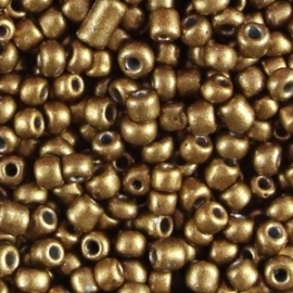 Rocailles Metallic Brons 4mm 