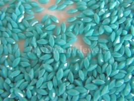 Swarovski 4200 Navette Turquoise 4x2mm per 10 stuks