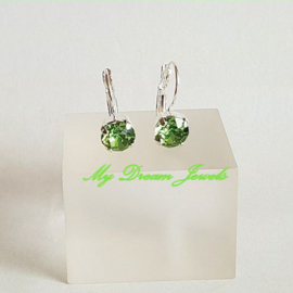 Swarovski Oorbellen Augustus ( Peridot )