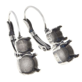 Oorbellen Lara met Swarovski Crystal "Kleur naar Keuze "