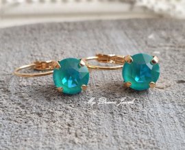 Oorbellen Alison met Swarovski Laguna Delite