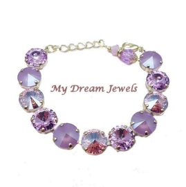 Armband Violet Sparkle met Swarovski Crystal