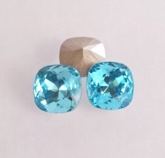 Swarovski 4470 Square Light Turquoise 12x12mm