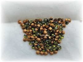 Swarovski 1012 puntsteen Olivine PP20 ( 2,6mm )