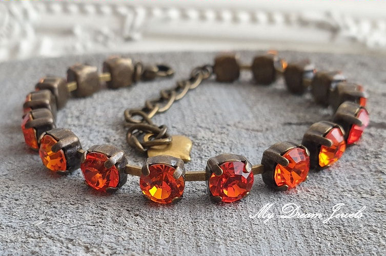 Armband Fire met Swarovski Crystal