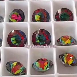 Swarovski 1088 Xirius puntsteen Crystal Vitrail Medium 8,2mm ( SS39 )