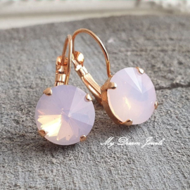 Oorbellen Rivoli Crystal Light Rose Opal