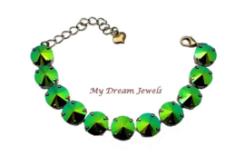 Armband Scarabeaus Green met Swarovki Crystal