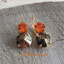 Oorbellen "Halloween Glamour" met Swarovski Crystal