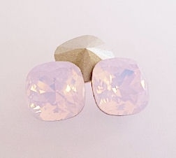 Swarovski 4470 Square Rose Water Opal 12x12mm