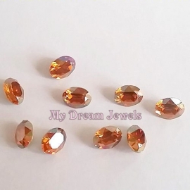 Swarovski 4120 Ovaal Crystal Copper 8x6mm