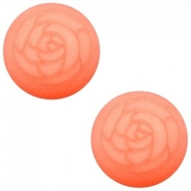 Polaris Cabochon Roos Rose Peach 12mm