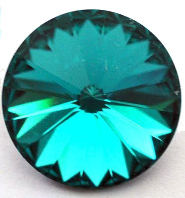 Swarovski 1122 Rivoli Blue Zircon 10mm
