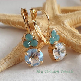 Oorbellen Pacific Moonlight met Swarovski Crystal