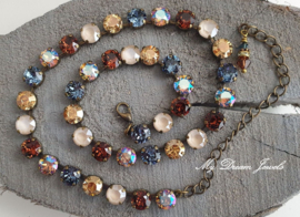 Collier Alison "Autumn Shimmer" met Swarovski Crystal