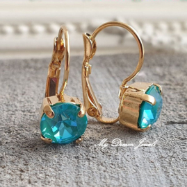 Oorbellen Alison met Swarovski Laguna Delite