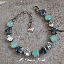 Armband Alison "Montana Pacific" met Swarovski Crystal