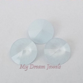 Swarovski 1122 Rivoli Crystal Powder Blue 12mm