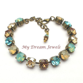 Armband  Golden Pacific met Swarovski Crystal