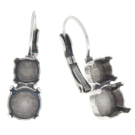 Oorbellen Lara met Swarovski Crystal "Kleur naar Keuze "