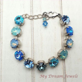 Armband  Blue Star Shine met Swarovski Crystal