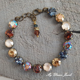 Armband Alison "Autumn Shimmer" met Swarovski Crystal