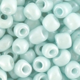 Rocailles High Shine Soft Blue Opaque 4mm 