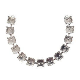 DQ Armband  voor 13 Swarovski puntstenen SS39 in 7 kleuren platings