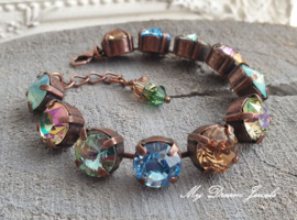 Armband  Colorado Blues met Swarovski Crystal