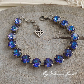 Armband Alison "Magic" met Swarovski Crystal Heliotrope