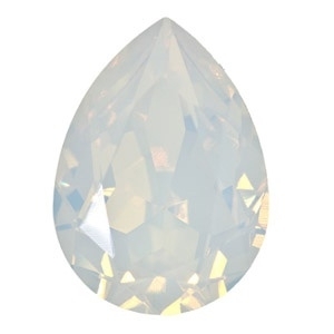 Swarovski 4320 druppel 8x6 mm White Opal