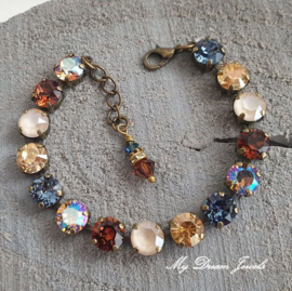 Armband Alison "Autumn Shimmer" met Swarovski Crystal