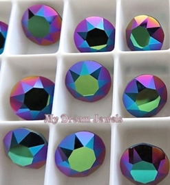 Swarovski 1088 Xirius puntsteen Crystal Scarabeaus Green 8,2mm ( SS39 )