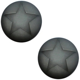 Polaris Cabochon Ster Silver Night 12mm