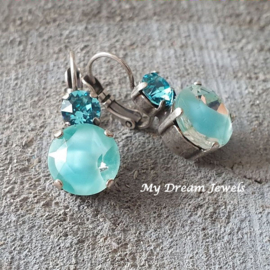Oorbellen Sea Crystal Blue