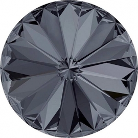 Swarovski 1122 Rivoli Crystal Silver Night 12mm