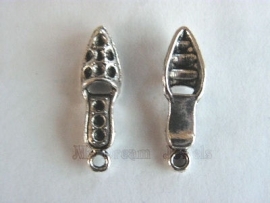 Bedel Antiek Zilverkleurig Pantoffel voor Swarovski puntstenen PP14 (2,0mm)