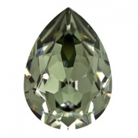 Swarovski 4320 druppel 14x10 mm Black Diamond