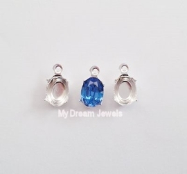 Swarovski 4140 Ovaal Sapphire 8x6mm