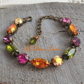 Armband Amy "Magical Autumn"met Swarovski Crystal