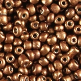 Rocailles Metallic Dark Copper 4mm 