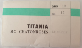 Preciosa platte steen Light Sapphire AB 3,0mm( SS12 ) per 72 st