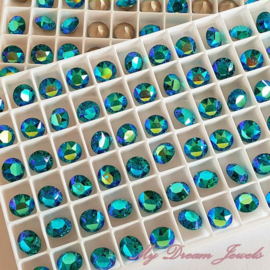 Swarovski 1088 Xirius puntsteen Blue Zircon Glow 8,2mm ( SS39 )