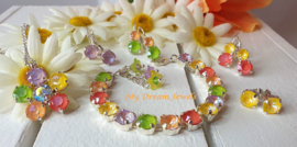 Armband Summer Flower Delite met Swarovski Crystal