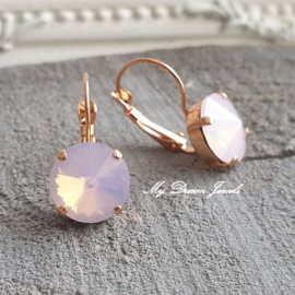 Oorbellen Rivoli Crystal Light Rose Opal