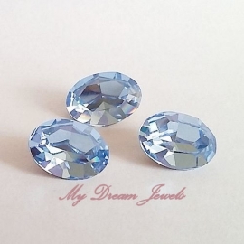 Swarovski 4100 Ovaal Light Sapphire 14x10mm