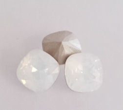 Swarovski 4470 Square White Opal 12x12mm